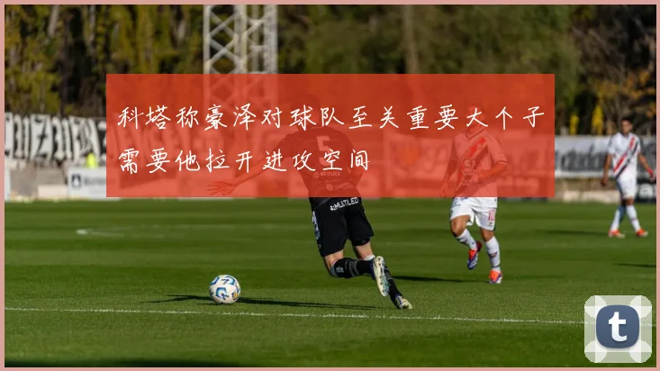 科塔称豪泽对球队至关重要大个子需要他拉开进攻空间